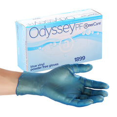 Odyssey Blue Powder Free Vinyl Glove (#1899) Samples