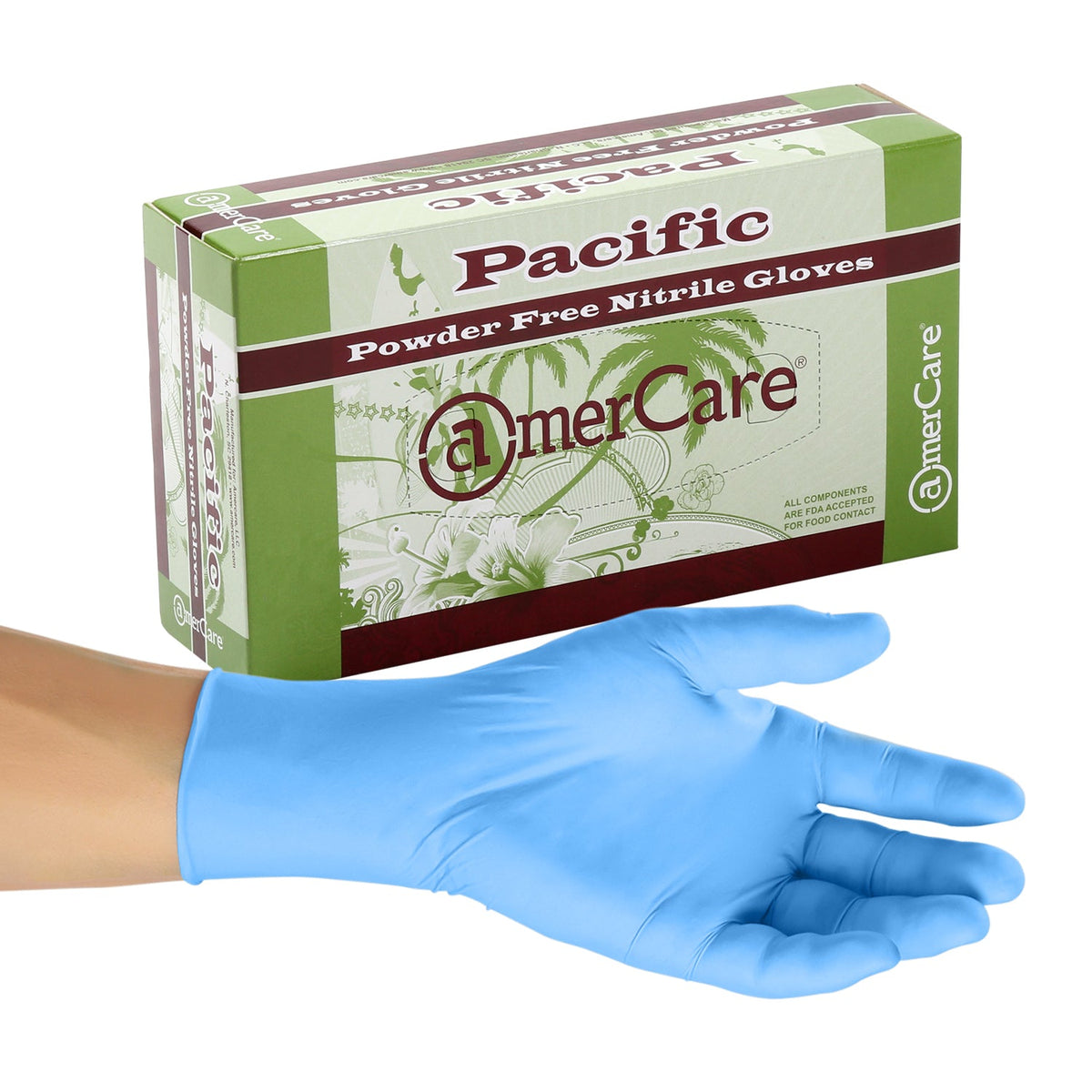 Pacific Powder Free Nitrile Glove (#2099) Samples