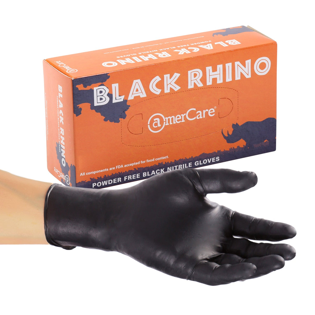 Black Rhino Powder Free Nitrile Glove (#6099) Samples