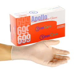 Apollo Powder Free Latex Gloves, Case of 1,000