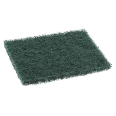 Green 3.5" x 5" Medium Duty Scouring Pads, Pack of 40