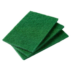 Green 6" x 9" Heavy Duty Scouring Pads, Case of 60