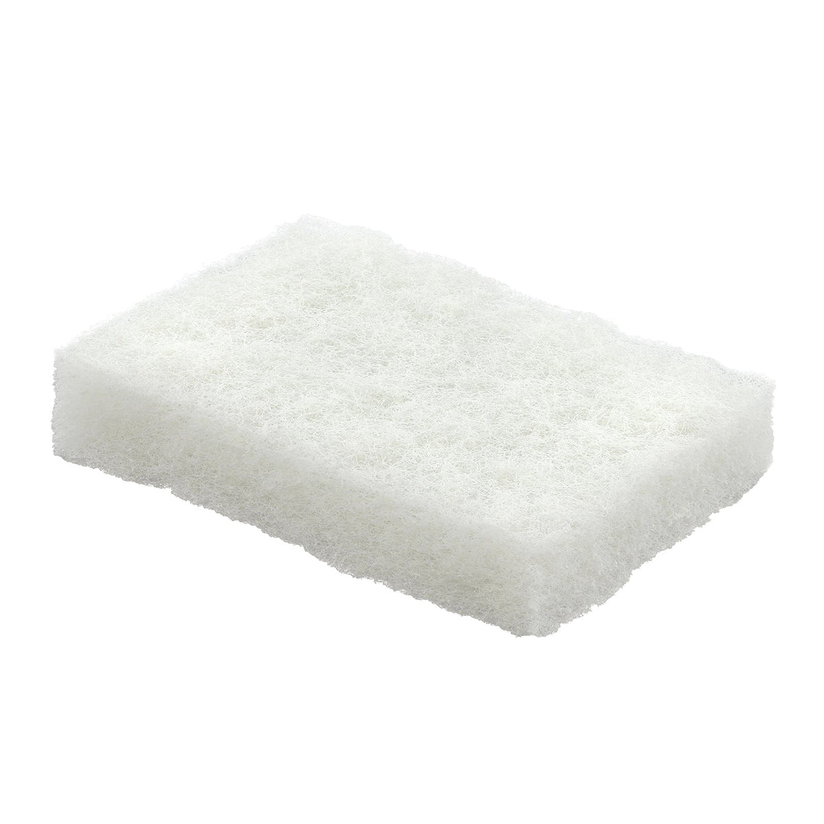 White 3.5" x 5" Fine Scouring Pads, Pack of 40