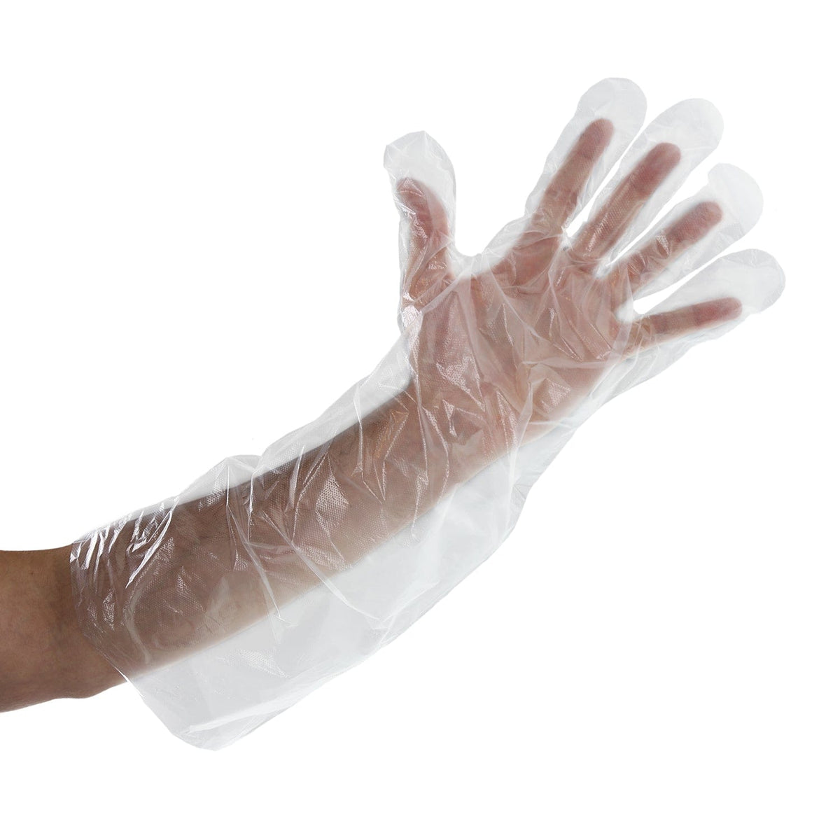 21.5" Elbow Poly Gloves, Case of 2,000