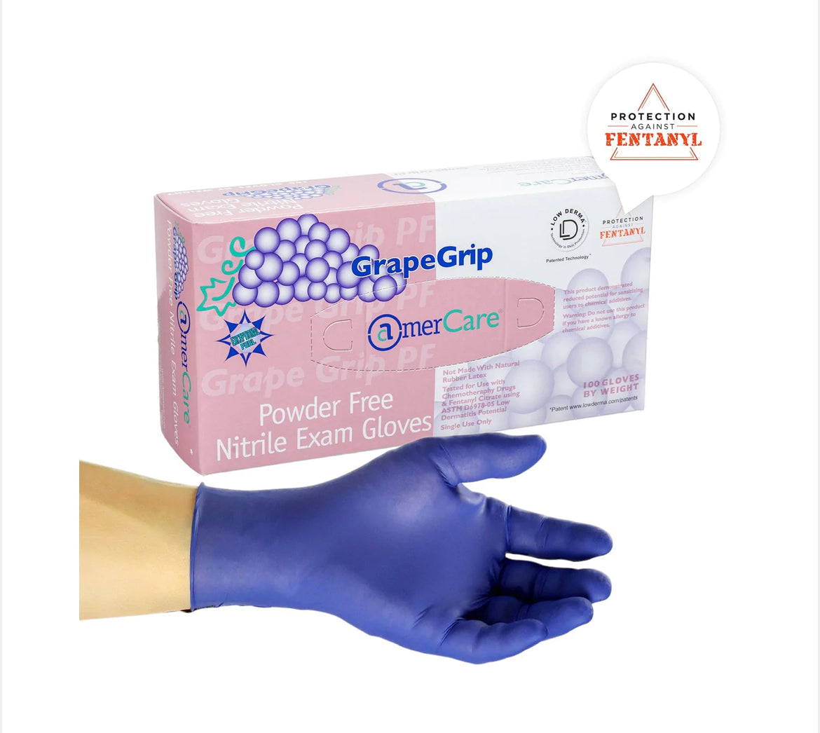 Grape Grip Exam Gloves