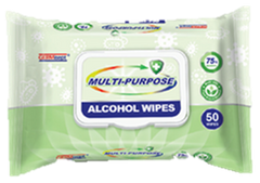 Germisept Multi-Purpose Alcohol Wipes 50ct