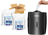 Wall Dispenser Combo Pack with 2 bags 800ct